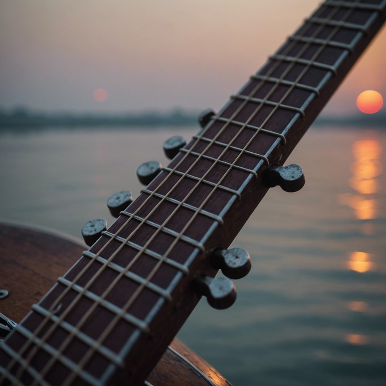 Embrace a deep, introspective journey with this ancient hindustani classical music piece. A single sitar guides the listener through the spiritual depth and complex cultural history of indian classical music.