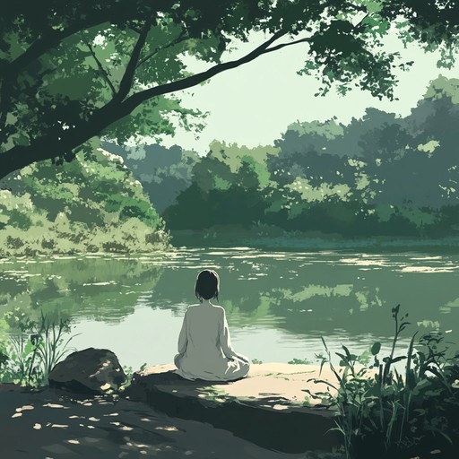 This peaceful instrumental track is designed for quiet, reflective moments in anime. Featuring soothing piano melodies and gentle string arrangements, it creates a serene soundscape that evokes feelings of tranquility and contemplation, ideal for introspective scenes.