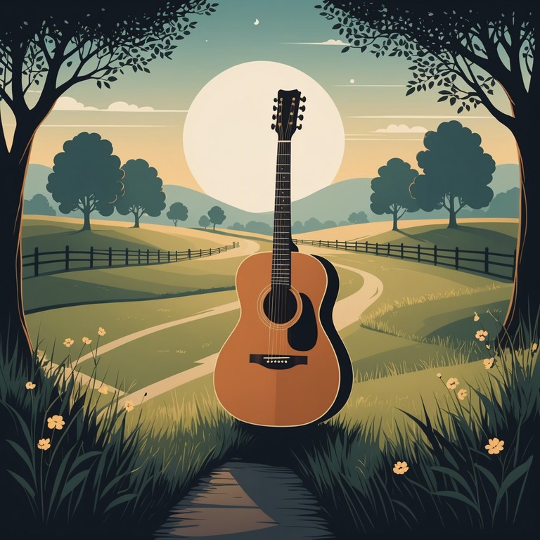 This track paints an acoustic serenade amidst the gentle rustle of leaves and subtle moonlight, providing a soothing soundscape for reflection or a calm night in.