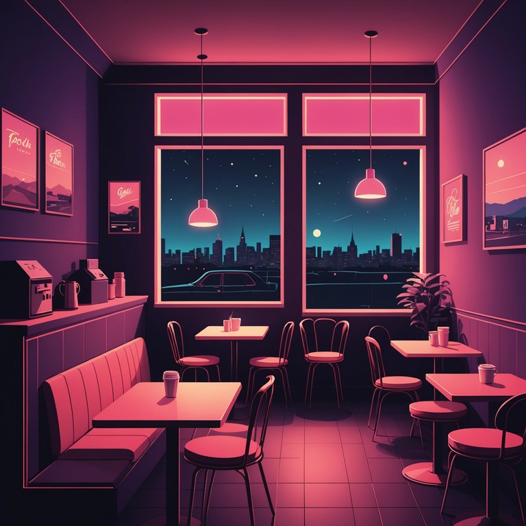 Imagine blending the serenity of chillwave with the distinct, synth heavy sounds of the 80s, structured to provide a relaxing backdrop perfect for a night drive or an introspective evening at home