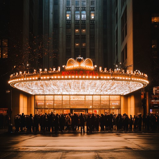 An exhilarating and festive instrumental piece that encapsulates the excitement and joy of a city wide celebration, reflecting the spirited essence of broadway musical performances.