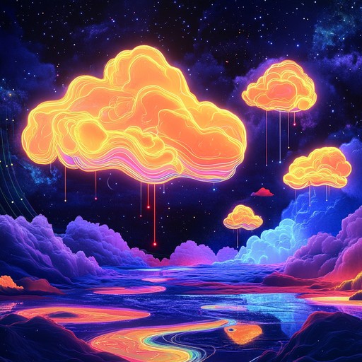 Embark on a mesmerizing voyage through a soundscape where groovy basslines intertwine with ethereal synths, creating a dreamlike atmosphere that transports listeners beyond the stars