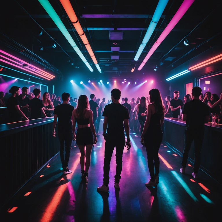 Imagine a soundtrack that brings the spirited vibe of a 90s dance floor into today's music scene, using electronic beats and guitar riffs to keep you moving.