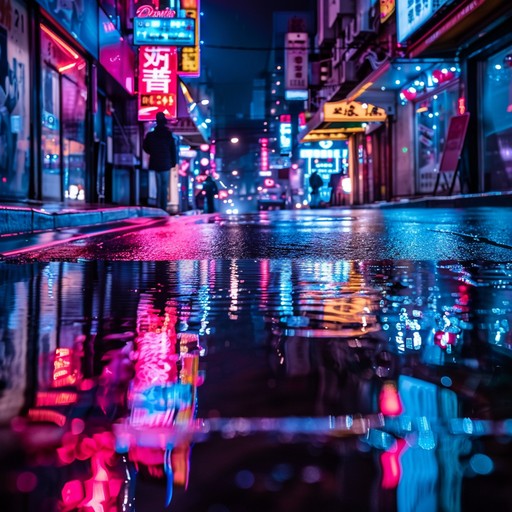 This composition evokes the sense of wandering through dimly lit city streets, with eerie synth lines and haunting motifs weaving a tapestry of urban dread.