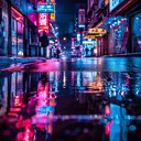 a dark instrumental capturing the eerie new wave essence