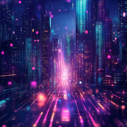 This track captures the essence of technology using a structured array of synthetic sounds replicating the rhythmic heartbeat of circuit boards and the whir of data streams. The composition utilizes the complex textures and ambient layers typical of electronic soundscapes to evoke a sense of futuristic contemplation.