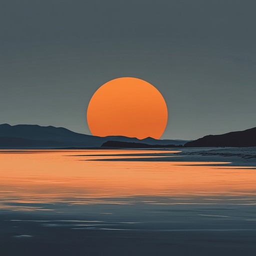 Imagine a gentle evening by the beach, where the sun sets painting the sky with hues of orange and pink. The soothing sound of smooth latin jazz envelops the air, characterized by intricate guitar harmonies and a laid back rhythm, creating a magical moment of relaxation and bliss.