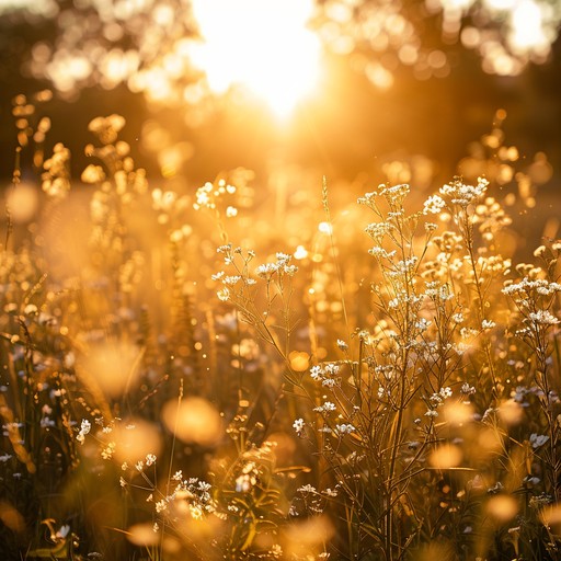 Immerse in the beauty of a sunny meadow with this cheerful, carefree orchestral piece. Strings, woodwinds, and brass invite listeners to stroll through nature, creating a light, serene ambiance.