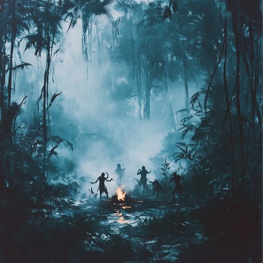 Transport listeners to an ancient jungle with haunting rhythms, deep percussion, and mystical soundscapes. The music evokes a primal connection to the earth, combining traditional tribal sounds with modern enigmatic production for a profound experience.