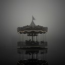 eerie musicbox melody in abandoned amusement park