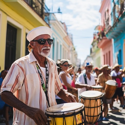 An energetic and joyful afro cuban piece that combines vibrant congas with lighthearted melodies, creating a festive atmosphere perfect for celebrations and joyful occasions.