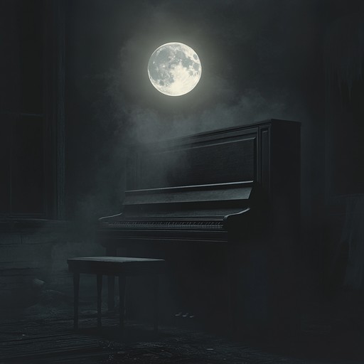 Delve into the eerie allure of a torch lounge, where velvet midnight curtains hide shadowy secrets, and the haunting ditties played on an old, smoky piano ignite wistful memories and spine tingling chills. A perfect blend of eerie and seductive tones that captivate and unsettle.