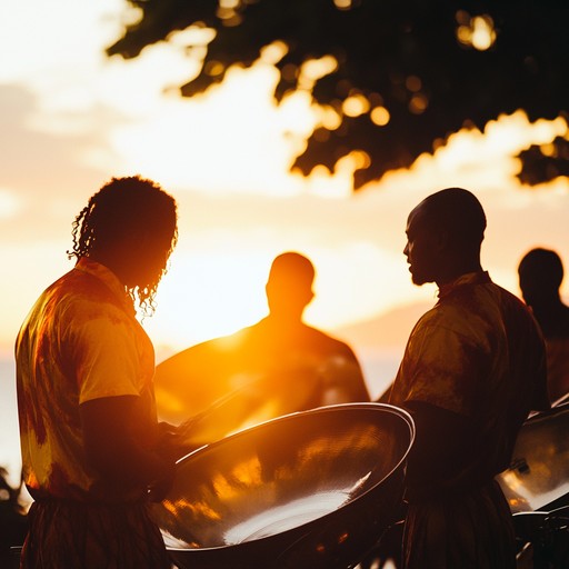 An exhilarating instrumental track that seamlessly blends calypso rhythms with epic orchestral elements. The jubilant steel pans are accompanied by powerful brass and resounding drums, creating an immersive experience that transports the listener to a grand island festival. From sparkling beach bars to majestic sunsets, this composition captures the joy and excitement of a tropical celebration in an unforgettable way.