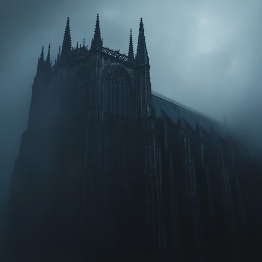 A spine chilling instrumental, combining ethereal synths and slow, ominous beats, creating an eerie atmosphere. The deep, resonant sounds evoke a sense of foreboding and unease, perfect for evoking a gothic, haunted ambiance.