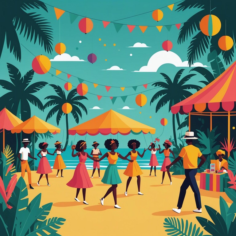 A track that transports listeners directly to a caribbean festival, surrounded by the euphoria of dance and the warmth of the tropical sun, encouraging everyone to let go and immerly enjoy the moment.