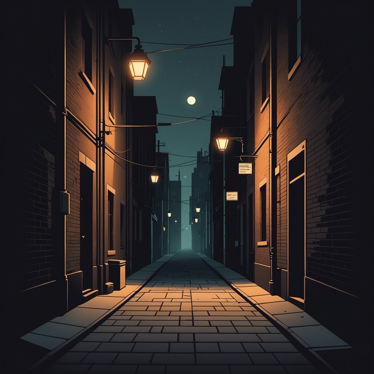 This track utilizes haunting synthesizer melodies overlaid with deep, unsettling bass lines to create a sense of creeping danger and suspense. Perfect for setting a gritty, urban atmosphere, the music moves with a deliberate, menacing pace, emphasizing the darker aspects of city nightlife.