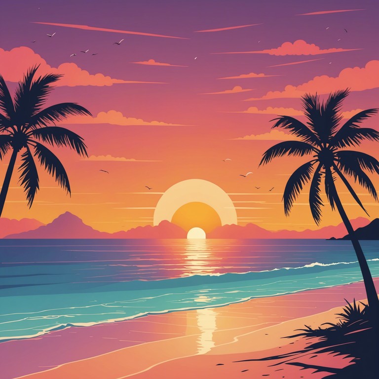 This track merges classic calypso rhythms with the sophisticated tones of a full string section, creating a soundscape that feels both festive and refined. The blend of lively percussion and lush strings brings the spirit of a caribbean beach to life, elegantly enhanced by the sophisticated arrangement. Perfect for creating an atmosphere of an upscale tropical getaway.