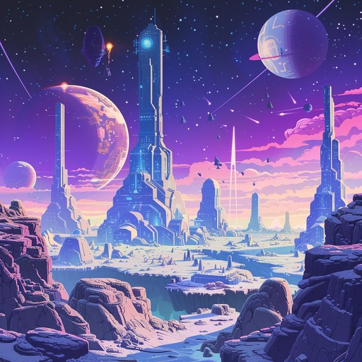 An epic and eclectic instrumental journey blending elements from diverse cultures and time periods. Feel the collision of ancient rhythms, futuristic synths, and orchestral grandeur, taking listeners on an otherworldly adventure.