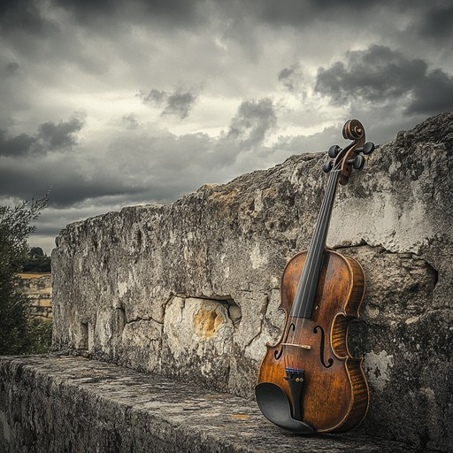 An evocative violin piece capturing the essence of longing and nostalgia rooted in traditional celtic melodies.