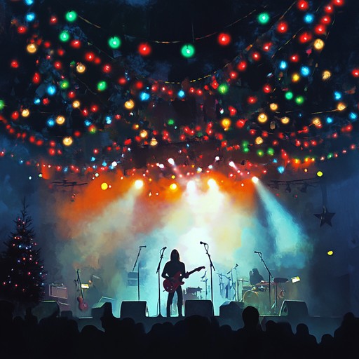 Experience the ultimate rock celebration where heavy metal guitars roar through the air, intermingling with the whimsical sound of sleigh bells. This dynamic track is perfect for headbanging through the holidays with an invigorating festive twist.