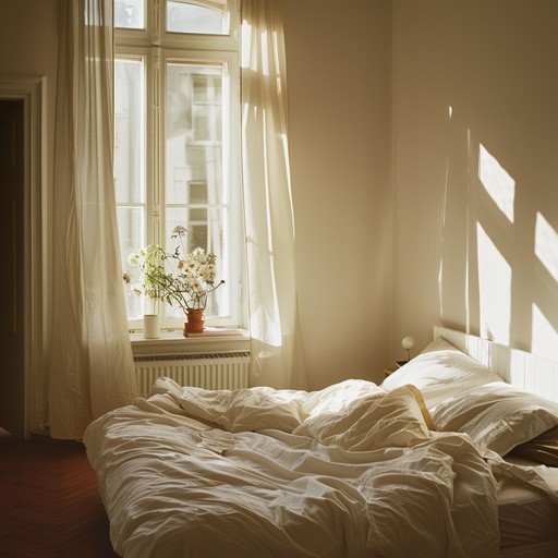 A light and airy instrumental track designed to evoke the first light of a sunny morning in your bedroom. With delicate guitar riffs and soothing synth layers, this piece builds a sense of optimism and fresh beginnings. Ideal for waking up gently or setting a positive tone for the day, its simple yet emotive arrangements capture the essence of a peaceful and uplifting morning.