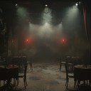 sinister cabaret music with dark, eerie melodies.