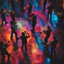 energetic funk grooves with bold brass sections