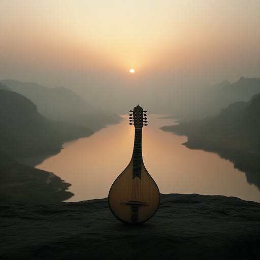 A tranquil composition capturing the essence of a peaceful morning, featuring the melodic nuances of a hindustani morning raga. This serene piece envelops the listener in a meditative and calm atmosphere, evoking the stillness and purity of dawn's early light.