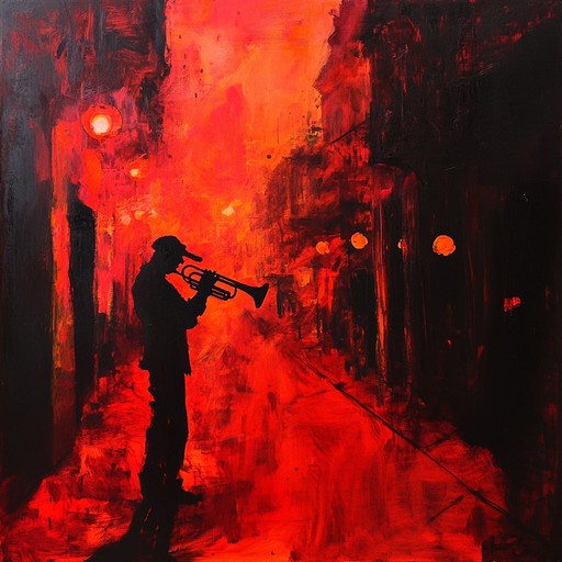 A powerful instrumental piece blending aggressive latin jazz rhythms and fiery trumpet solos to convey intense anger and intensity, inspired by the heated streets of havana.