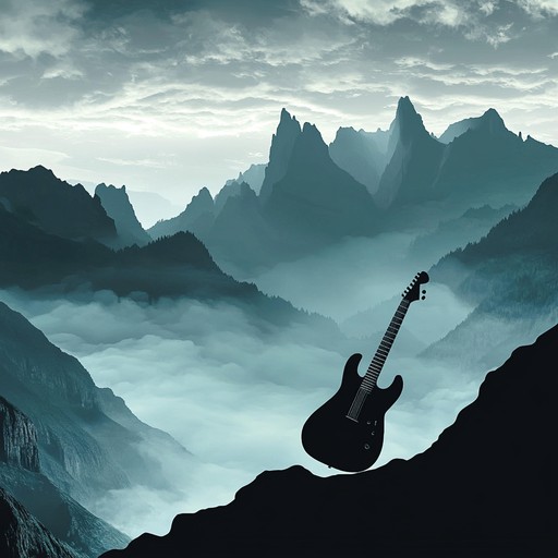 An instrumental blues rock piece that captures the grandeur and majesty of towering mountains, blending soulful guitar riffs with powerful rhythms to evoke a sense of awe and inspiration.