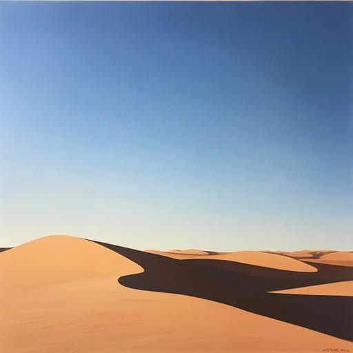 Embodying the calm yet captivating essence of middle eastern soundscapes, this track combines traditional instruments with fluid, airy arrangements to capture the elusive beauty of a desert mirage. The music flows over the dunes, carrying tales of ancient mysteries and the breath of the wind, creating a deeply meditative and transporting experience