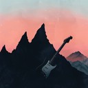 instrumental hard rock blending calming and reflective electric melodies