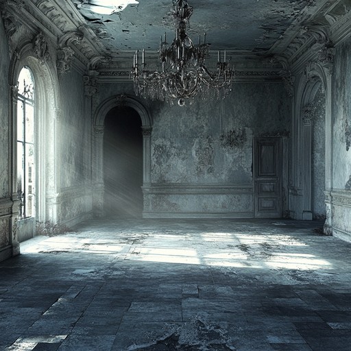 This composition blends the traditional beauty of a waltz with the eerie, unsettling atmosphere of a haunted ballroom. The music moves with an elegant yet sinister grace, perfect for portraying scenes of otherworldly romance. Through a combination of ghostly harmonies and minor chords, the listener is drawn into a world where love and horror coalesce.