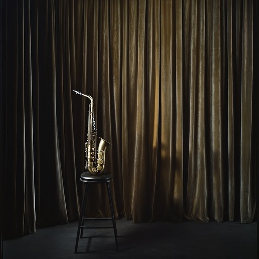 An instrumental piece that captures the allure and mystery of a late night lounge, with a haunting melody carried by a sultry saxophone over a backdrop of subtle piano chords and atmospheric strings.