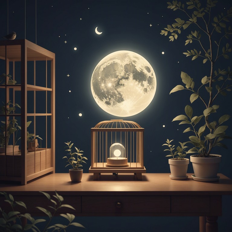 This children’s lullaby captures the essence of a starlit night with calming music box harmonies that provide a comforting atmosphere for bedtime.