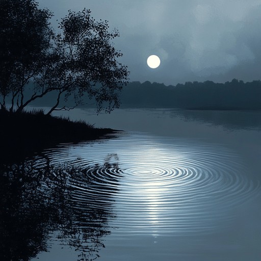 An instrumental waltz that captures the peacefulness of a quiet night, with flowing melodies and tender harmonies that soothe the soul, reminiscent of moonlight shimmering on calm waters