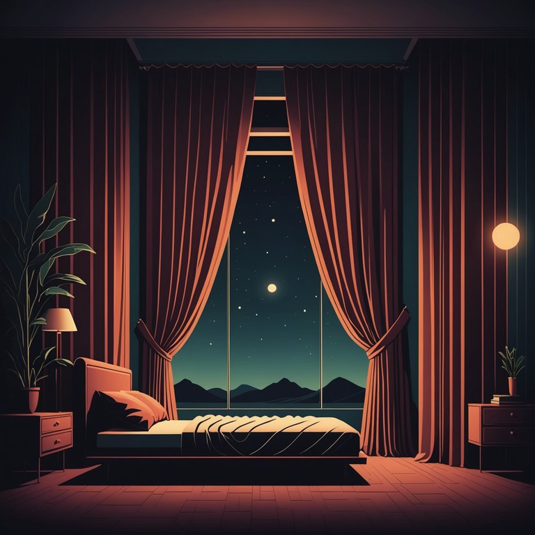 This track features delicate, smooth sounds that weave through the quiet night, creating an intimate ambiance perfect for gentle moments of reflection or closeness. The composition is characterized by its soft dynamic and use of lush, resonant synth pads that mimic gentle whispers in a dim, velvet dressed room, enhancing a sense of personal space and gentle intimacy.