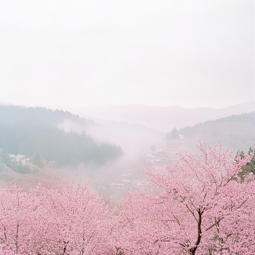 An evocative instrumental piece that uses ambient j pop soundscapes and soft, delicate synths to transport listeners to a place of nostalgic love under the blossoming cherry trees.