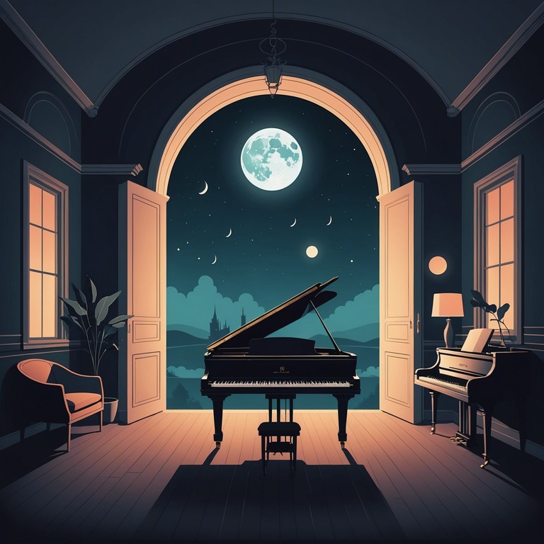 An intricate piano melody that echoes through a spectral landscape, crafting an atmosphere thick with tension and suspense. Ideal for immersive listening or atmospheric background in visual media.