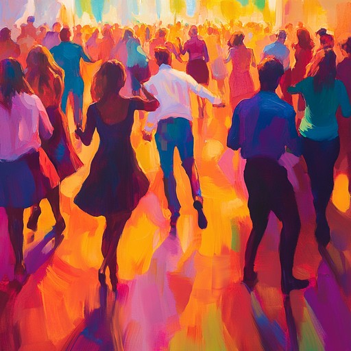 This track features a lively dance beat infused with spirited stomps and rhythmic claps, creating a contagious energy perfect for parties, celebrations, or workout sessions. Its infectious groove will get everyone moving, and its vibrant instrumentation ensures a feel good atmosphere. The piece also includes subtle percussion elements to enhance the dynamic and bring an additional layer of excitement.