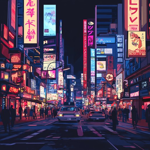 An engaging and high energy composition that encapsulates the essence of a busy metropolis at night. With its driving synth lines and infectious grooves, this track transports listeners to a world of neon lights and ceaseless activity, capturing the exuberant spirit of modern urban life.