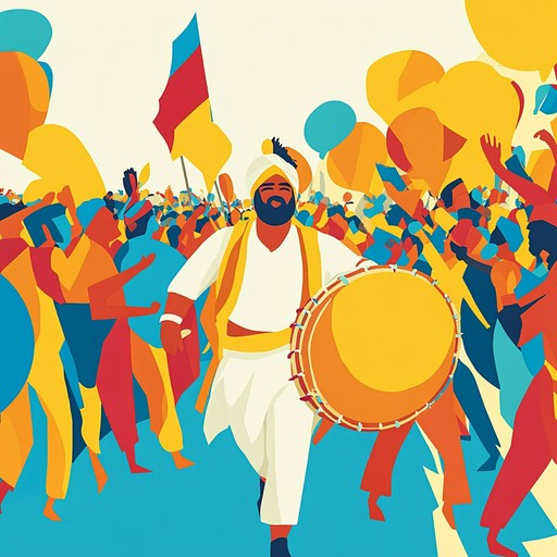 A high energy instrumental bangra track that embodies the spirit of punjabi celebrations with vibrant rhythms and lively melodies
