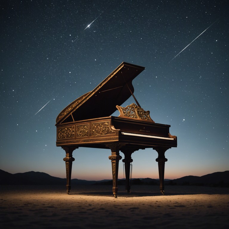 A poignant blend of soul’s depth and baroque’s intricacy, this track evokes the elegance of a bygone era mingled with the raw emotional expressiveness of soul music. An instrumental soulful piece that utilizes the sonorous tones of the harpsichord to craft melodies that are both intricate and deeply moving, perfect for reflective moments or a serene night under the stars. A poignant blend of soul’s depth and baroque’s intricacy, this track evokes the elegance of a bygone era mingled with the raw emotional expressiveness of soul music. An instrumental soulful piece that utilizes the sonorous tones of the harpsichord to craft melodies that are both intricate and deeply moving, perfect for reflective moments or a serene night under the stars.