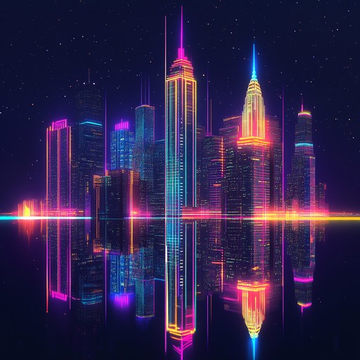 This fast paced track brings the city's vibrancy to life with energetic beats and intense bass lines. The rhythmic patterns pulse like the heartbeat of a bustling metropolis, drawing listeners into a thrilling, synth driven nighttime journey through the city streets.