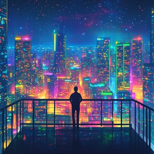 A captivating instrumental piece that transports listeners through a pulsating futuristic world, utilizing rich synthesizer tones and dynamic rhythms to evoke imagery of neon lit horizons and advanced cityscapes.