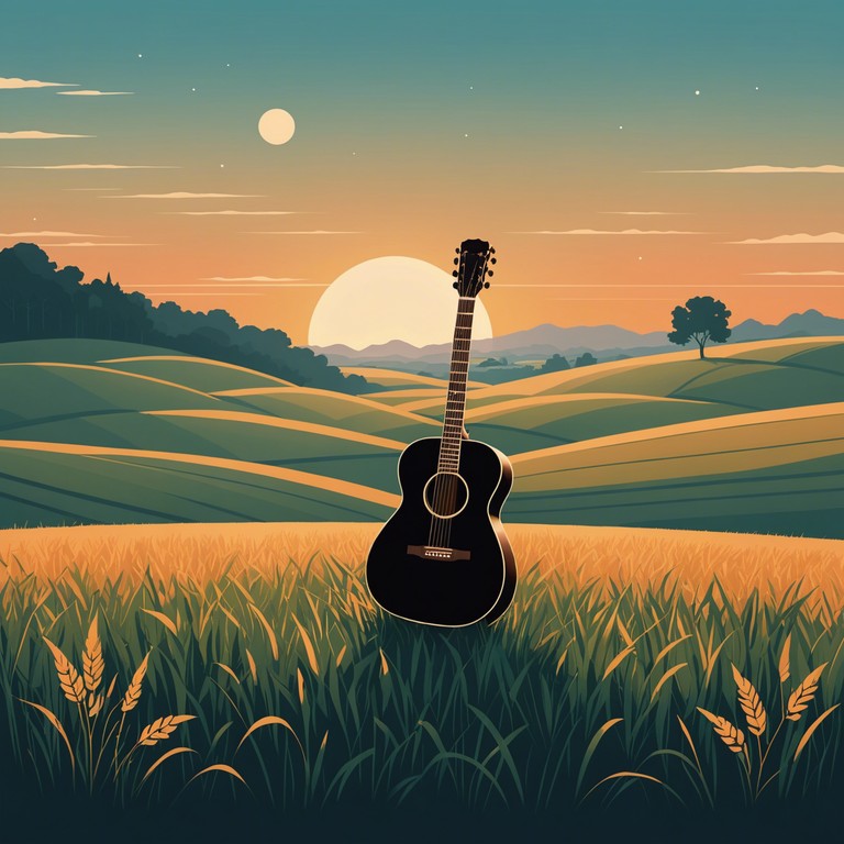 A lonesome guitar captures the essence of intrigue and solitude on a desolate prairie, as mysterious melodies blend with the sounds of the wilderness. Perfect for evoking a sense of mystery in vast open spaces.