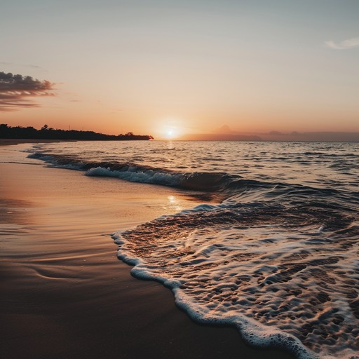 A tranquil calypso track evoking the serene beauty of a caribbean evening, perfect for introspective moments by the sea. Soft steelpan melodies intertwined with gentle marimba rhythms evoke a peaceful, almost meditative state, capturing the essence of island calm and contemplation.