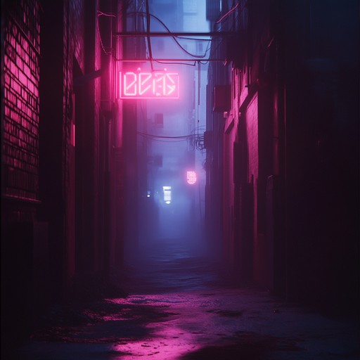 Emulate a city's late night tension with dark, eerie beats and moody synths