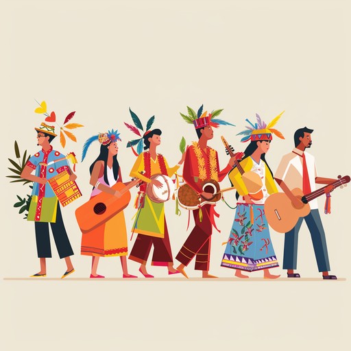 This instrumental piece blends diverse cultural elements with an uplifting rhythm. The joyous global celebration unites traditional sounds from different regions, creating a vibrant and festive atmosphere. Ideal for bringing people together and celebrating diversity.