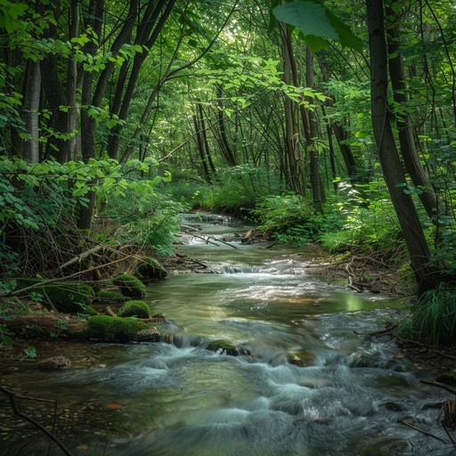 A gentle, spiritual piece designed to evoke inner peace and tranquility. The minimalistic approach uses sparse instrumentation, primarily featuring a serene harp. Melodies flow gently, like a stream, creating an intimate and meditative experience. Perfect for moments of reflection and mindfulness practice.